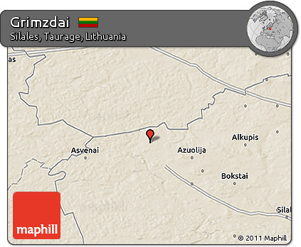 Shaded Relief 3D Map of Grimzdai