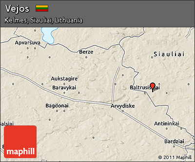 Shaded Relief 3D Map of Vejos
