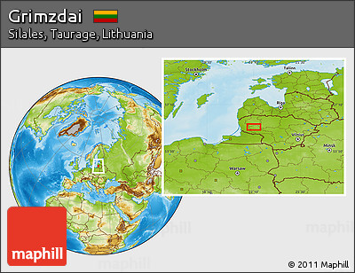Physical Location Map of Grimzdai