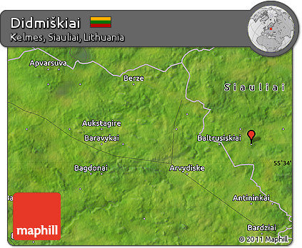 Satellite Map of Didmiškiai