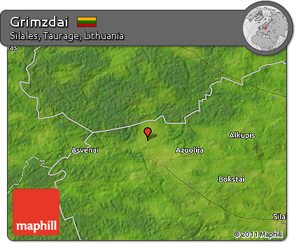 Satellite Map of Grimzdai