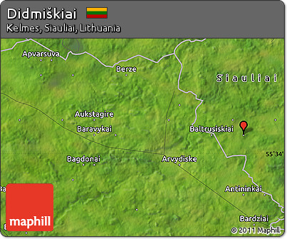 Satellite Map of Didmiškiai