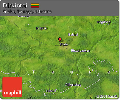 Satellite Map of Dirkintai