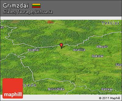 Satellite Panoramic Map of Grimzdai