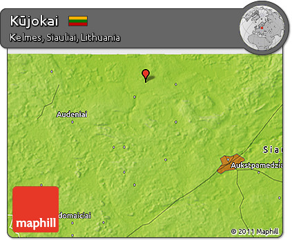 Physical 3D Map of Kūjokai