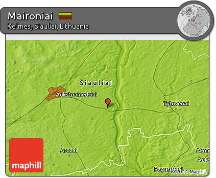 Physical 3D Map of Maironiai