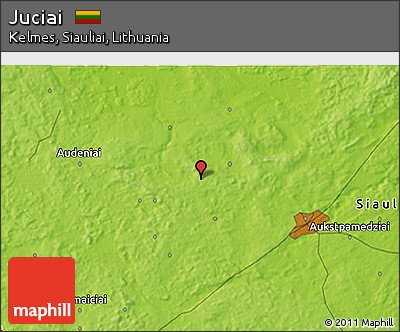 Physical 3D Map of Juciai