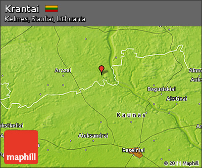 Physical 3D Map of Krantai