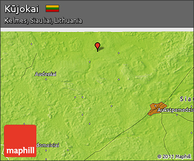Physical 3D Map of Kūjokai