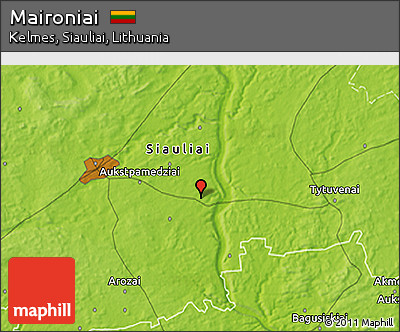 Physical 3D Map of Maironiai