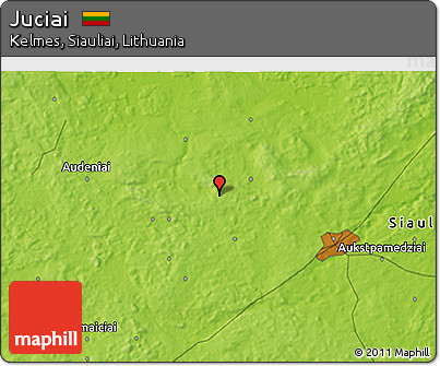 Physical 3D Map of Juciai