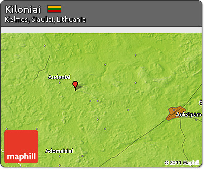 Physical 3D Map of Kiloniai