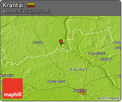 Physical 3D Map of Krantai