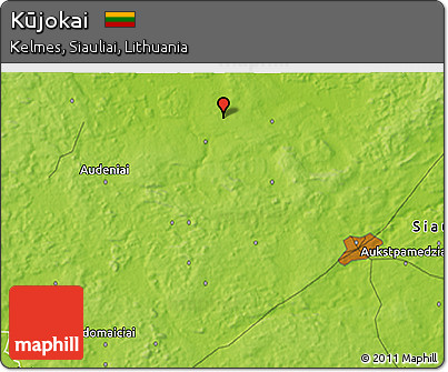 Physical 3D Map of Kūjokai