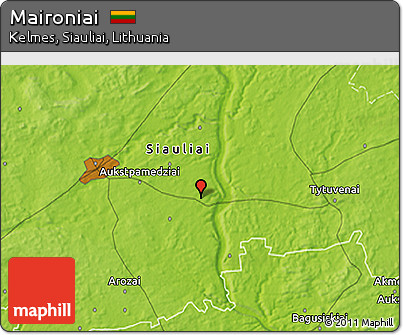Physical 3D Map of Maironiai