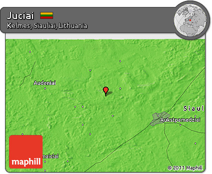 Political 3D Map of Juciai