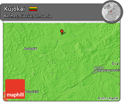Political 3D Map of Kūjokai
