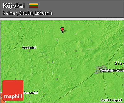 Political 3D Map of Kūjokai