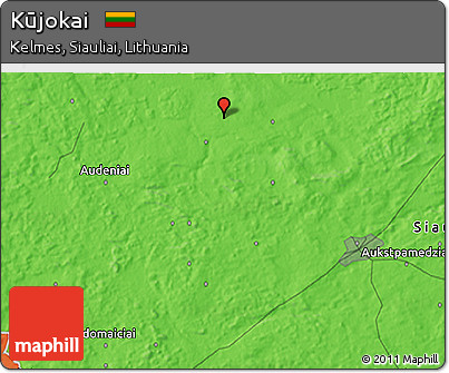 Political 3D Map of Kūjokai