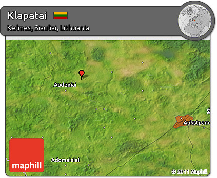 Satellite 3D Map of Klapatai