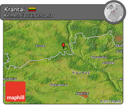 Satellite 3D Map of Krantai