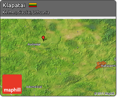 Satellite 3D Map of Klapatai