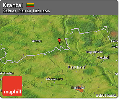 Satellite 3D Map of Krantai