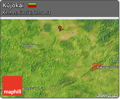 Satellite 3D Map of Kūjokai