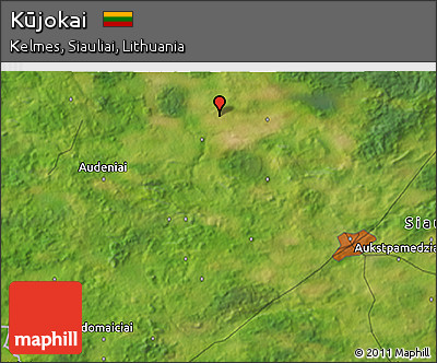 Satellite 3D Map of Kūjokai