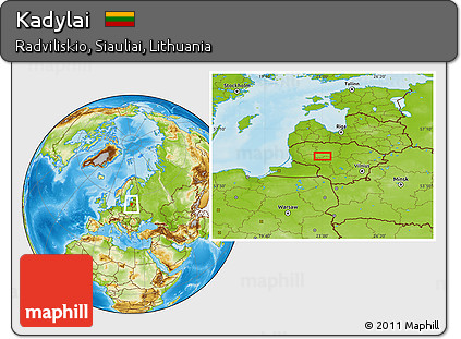 Physical Location Map of Kadylai