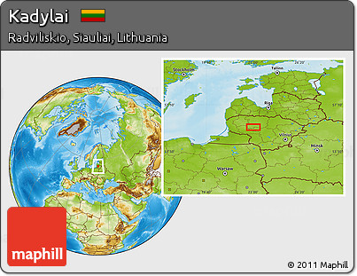 Physical Location Map of Kadylai