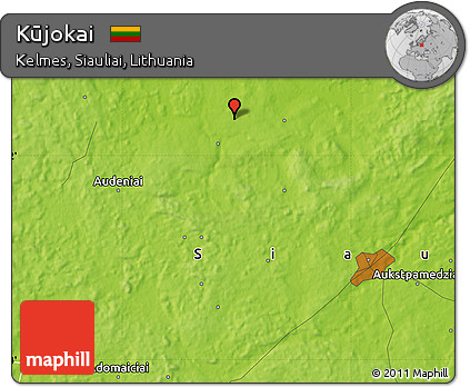 Physical Map of Kūjokai