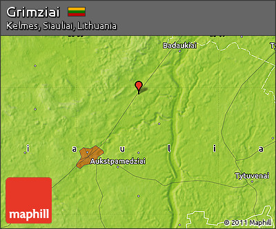 Physical Map of Grimziai