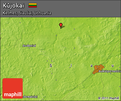 Physical Map of Kūjokai
