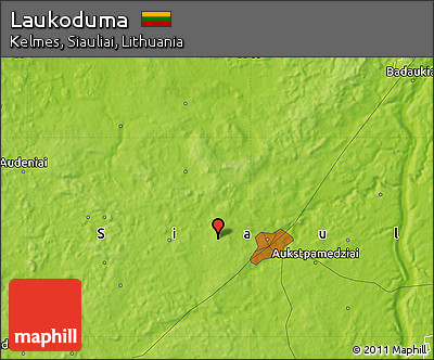 Physical Map of Laukoduma