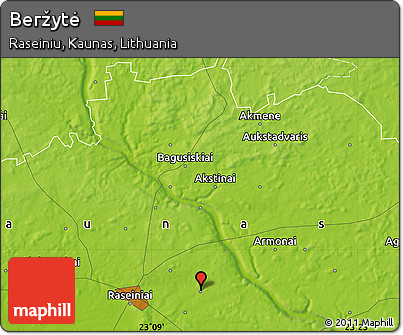 Physical Map of Beržytė