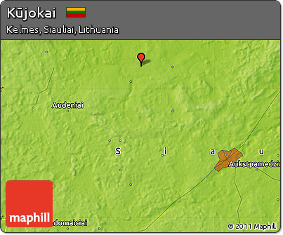 Physical Map of Kūjokai