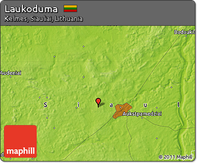 Physical Map of Laukoduma