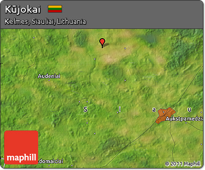Satellite Map of Kūjokai