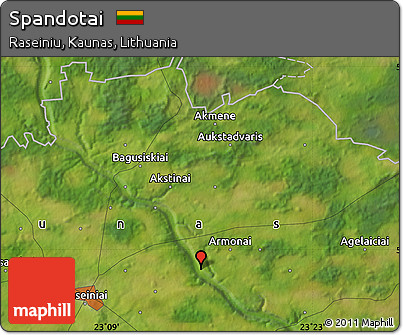 Satellite Map of Spandotai