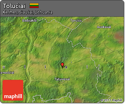Satellite Map of Tolučiai