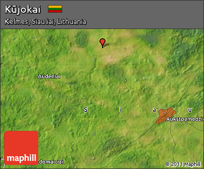 Satellite Map of Kūjokai