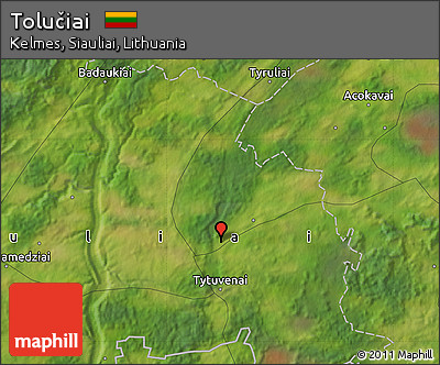 Satellite Map of Tolučiai