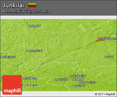 Physical Panoramic Map of Junkilai