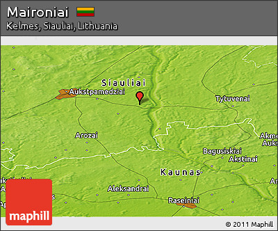 Physical Panoramic Map of Maironiai
