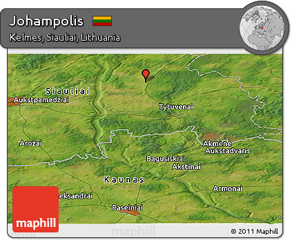 Satellite Panoramic Map of Johampolis
