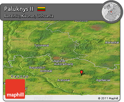 Satellite Panoramic Map of Paluknys II