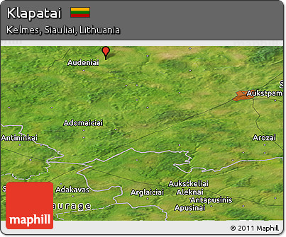 Satellite Panoramic Map of Klapatai