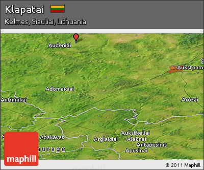 Satellite Panoramic Map of Klapatai