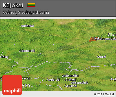 Satellite Panoramic Map of Kūjokai